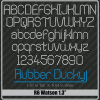 Watson 1.3 Rhinestone Font R6