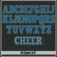 Sport 3.5 Rhinestone Font R1
