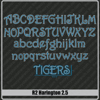 Harington 2.5 Rhinestone Font R2