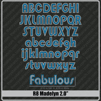 Madelyn 2.0 Rhinestone Font R8