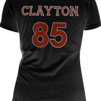 Go Team Custom Rhinestone Tee