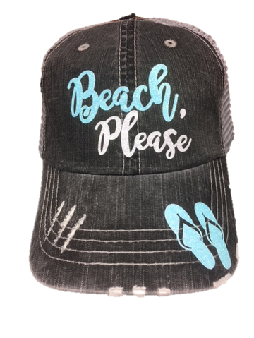 Beach Please Trucker Cap CGB002