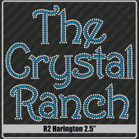Harington 2.5 Rhinestone Font R2