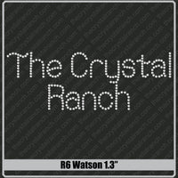 Watson 1.3 Rhinestone Font R6