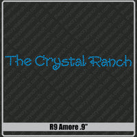 Amore .9 Rhinestone Font R9