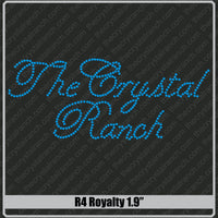Royalty 1.9 Rhinestone Font R4