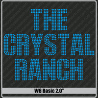Basic 2.5 Rhinestone Font W3