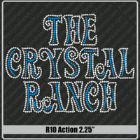 Action 2.25 Rhinestone Font R10