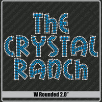 Rounded 2.0 Rhinestone Font W