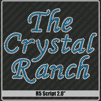 Script 2.0 Rhinestone Font R5