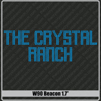 Beacon 1.7 Rhinestone Font W90