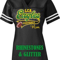 Legacy Eagles Football Rhinestone & Glitter Jersey