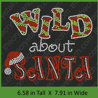Wild About Santa! Rhinestone Transfer H088