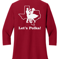 PoLKofA Ladies ¾ sleeve Polo