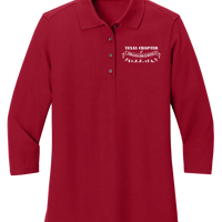 PoLKofA Ladies ¾ sleeve Polo