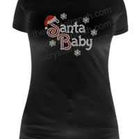 Santa Baby Rhinestone Transfer H129