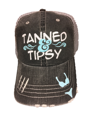 Tanned & Tipsy Trucker Cap CGB007