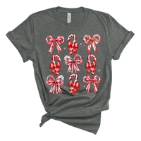 Candy Cane Coquette Tee HV202