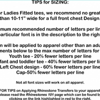 Athletic 2.5 Rhinestone Font W200