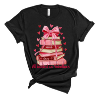 Booked on Valentines Tee VD260019
