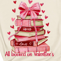 Booked on Valentines Tee VD260019