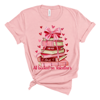 Booked on Valentines Tee VD260019