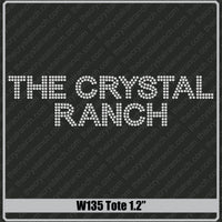Tote 1.2 Rhinestone Font W135
