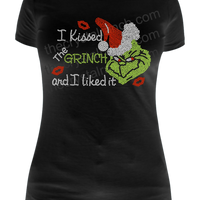 I Kissed The Rhinestone Transfer H197