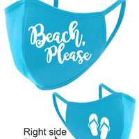 Beach, Please Face Mask