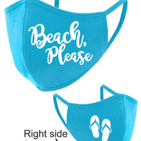 Beach, Please Face Mask