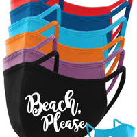 Beach, Please Face Mask
