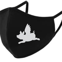 Flying Pig Face Mask