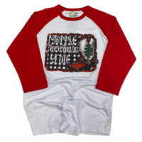 Merry Christmas Y'all Boot Raglan HV132