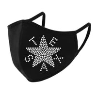 Texas Star Rhinestone Face Mask
