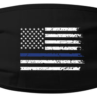 Thin Line US Flag Face Mask