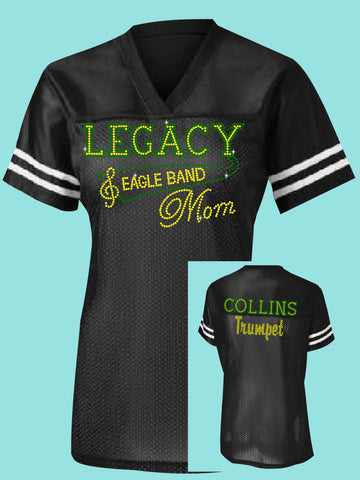 Legacy Eagles Band MOM Rhinestone Jersey