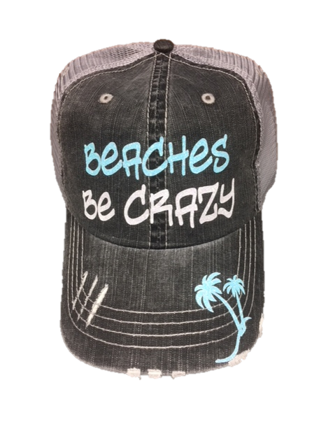 Beaches Be Crazy Trucker Cap CGB003