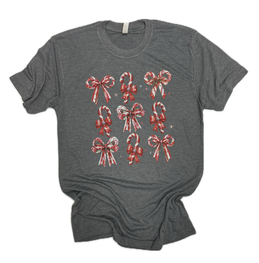 Candy Cane Coquette Tee HV202