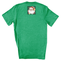 Checkered Santa Tee HV174
