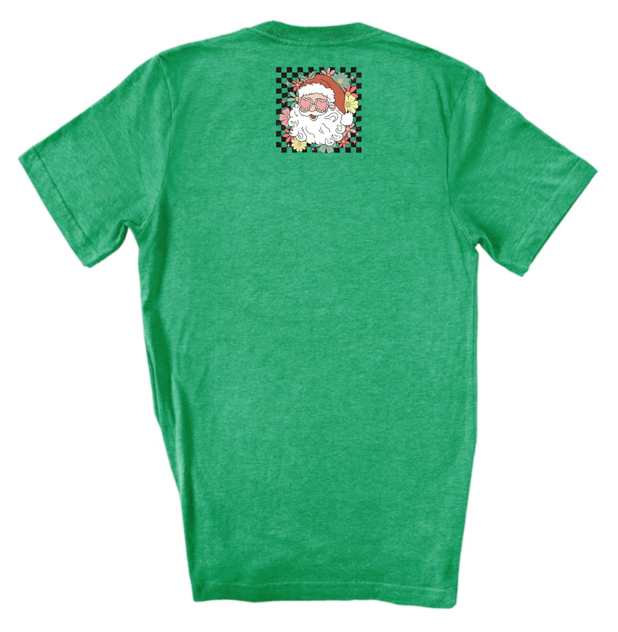 Checkered Santa Tee HV174