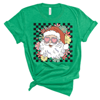 Checkered Santa Tee HV174