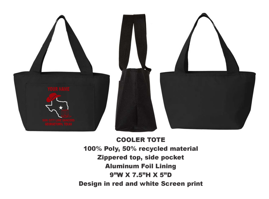 Sun City Line Dancers Cooler Tote