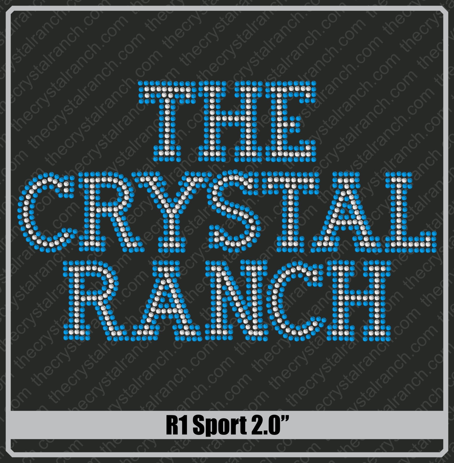 Sport 2.0 Rhinestone Font R1 – The Crystal Ranch