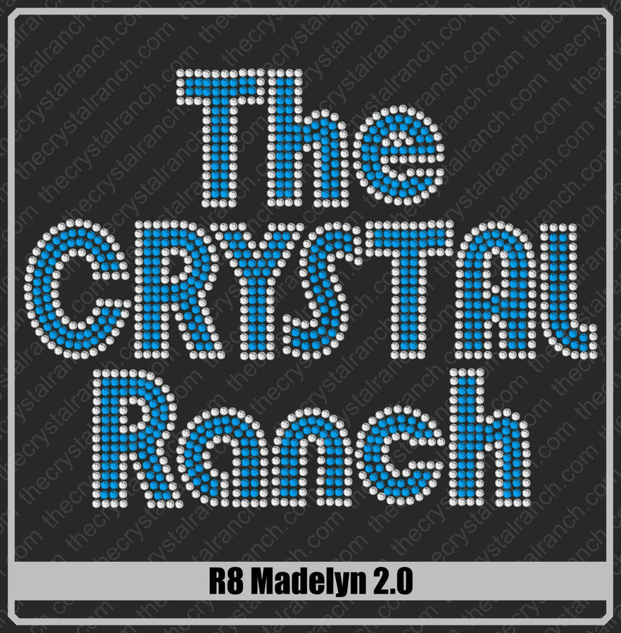 Madelyn 2.0 Rhinestone Font R8