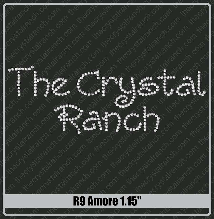 Amore 1.15 Rhinestone Font R9