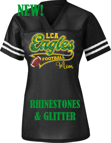 Legacy Eagles Football Rhinestone & Glitter  Jersey