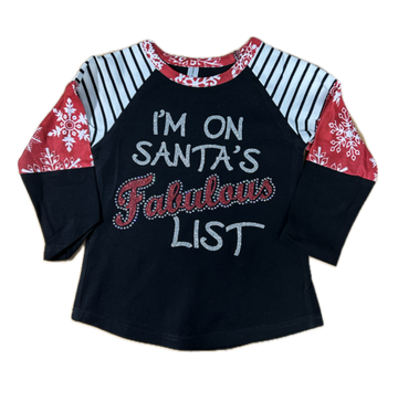 Youth I'm On Santa's Fabulous List HV043