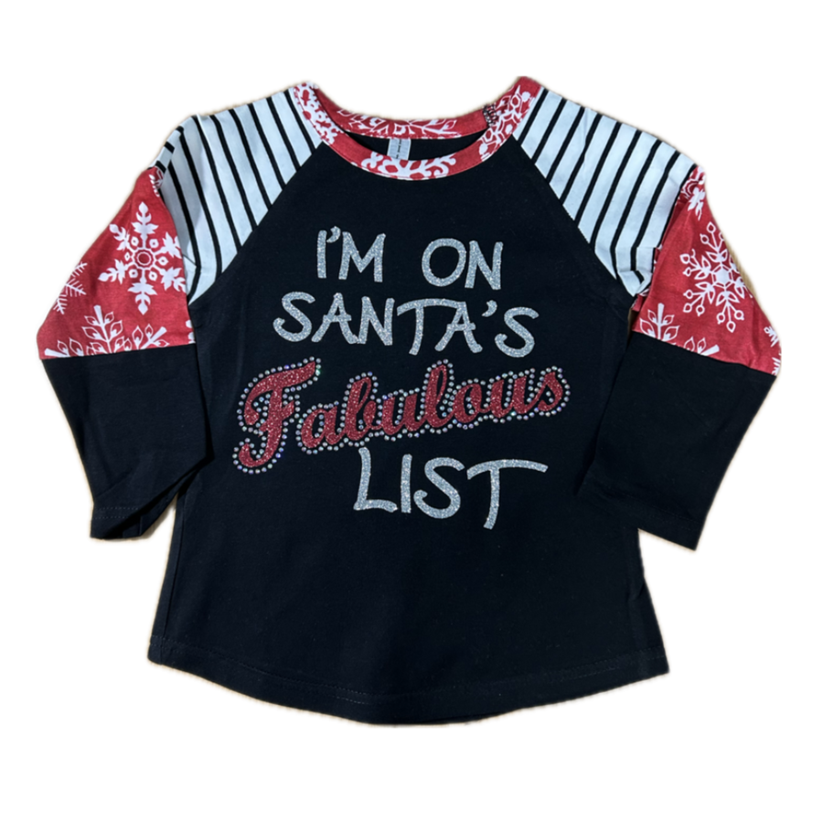 Youth I'm On Santa's Fabulous List HV043