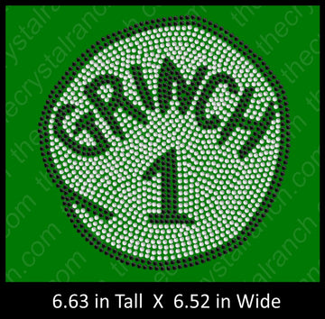 Gr 1, 2, 3  Christmas Rhinestone Transfer H121