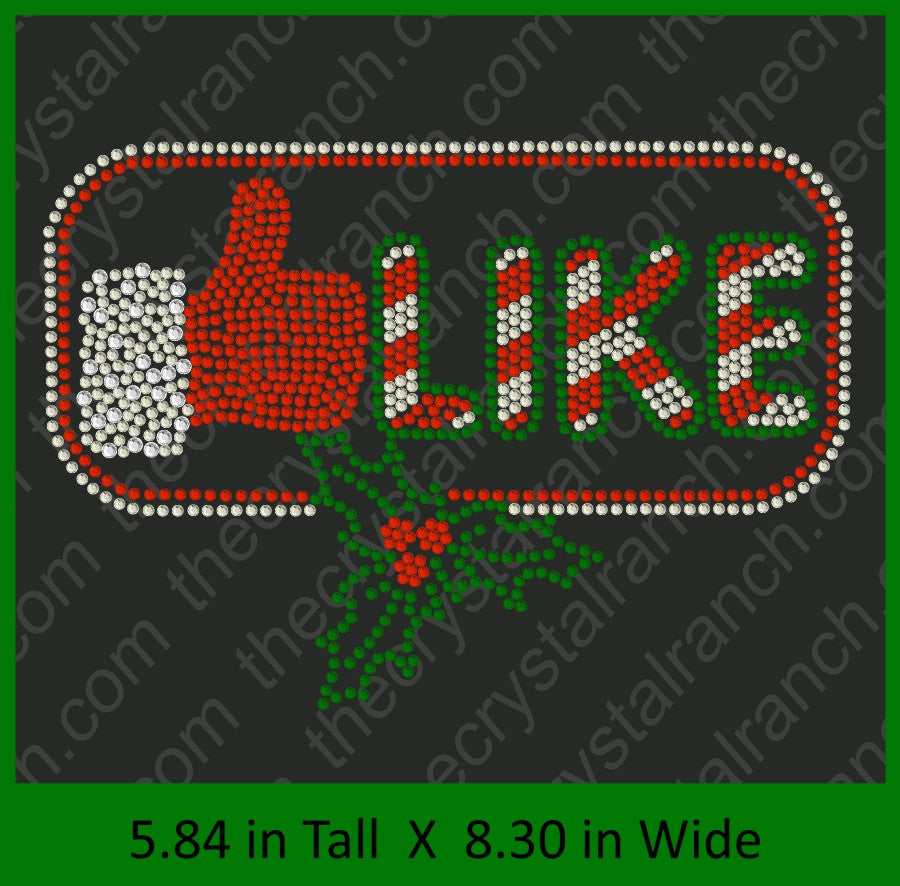 Like Rhinestone Transfer H147